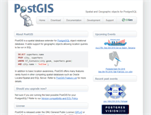 Tablet Screenshot of postgis.net